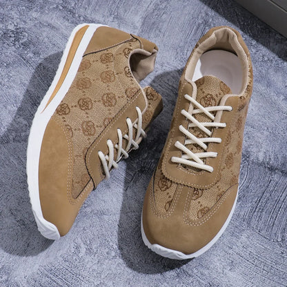 Breathable Cross Strap Sneakers for Women