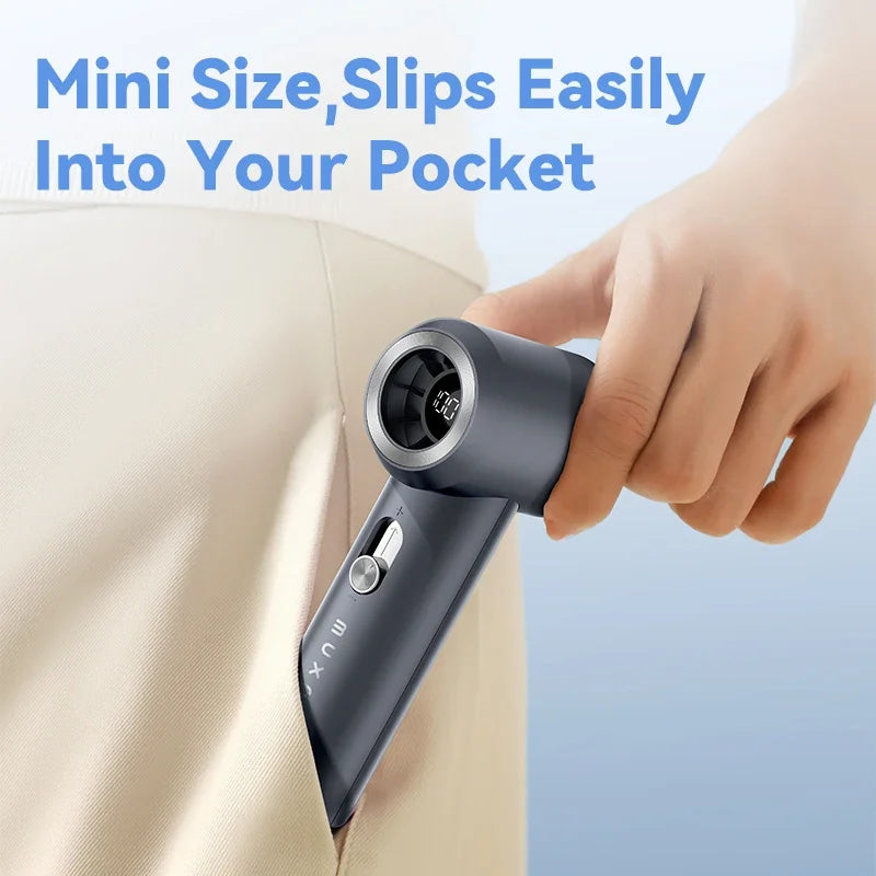 MUXNW Mini Portable Handheld Fan 16800RPM Rechargeable