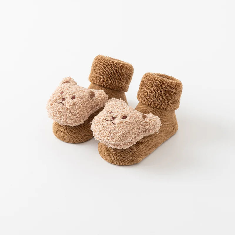 Cute Cartoon Bear Cotton Baby Socks for Toddlers