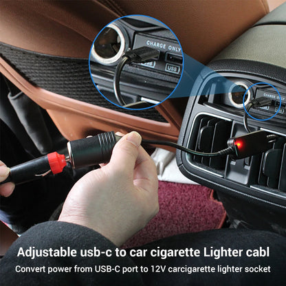 5V 2A USB to 12V Cigarette Lighter Socket Adapter