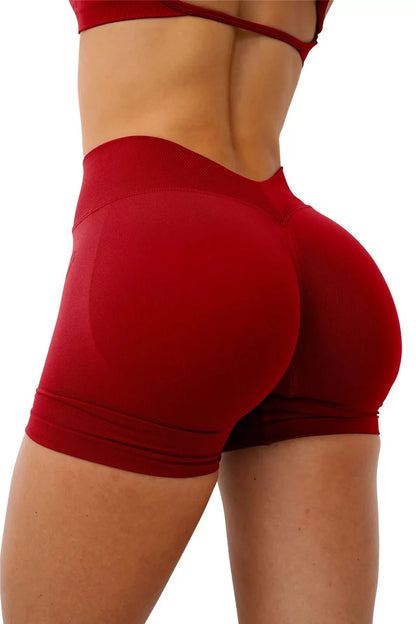 Seamless Yoga Shorts for Women Fitness Training