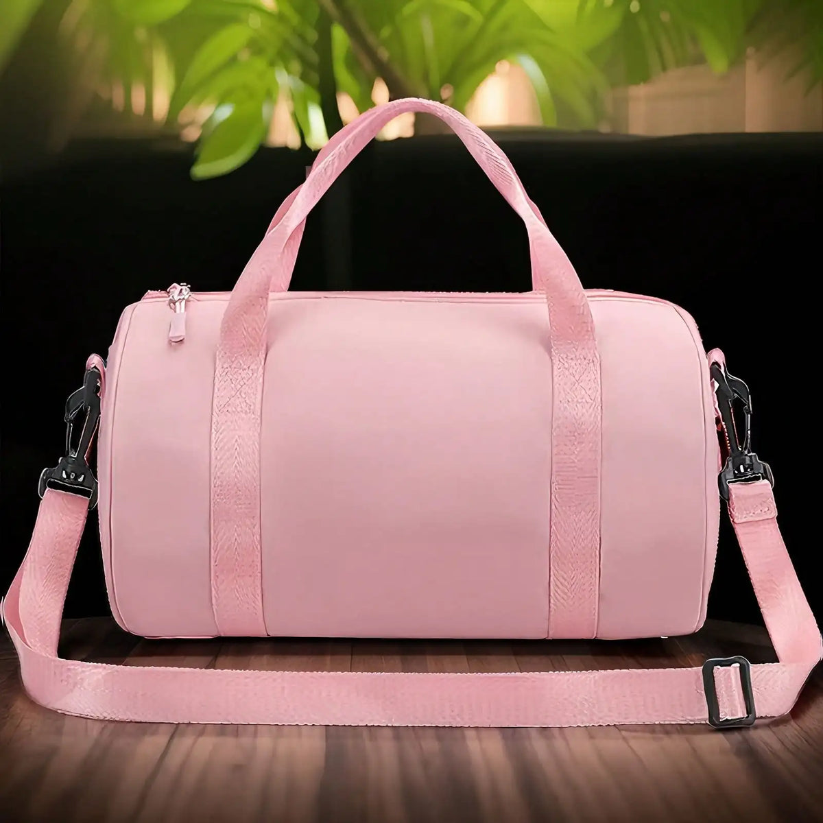 Mini Gym Bag Lightweight Pink Duffle Tote for Travel