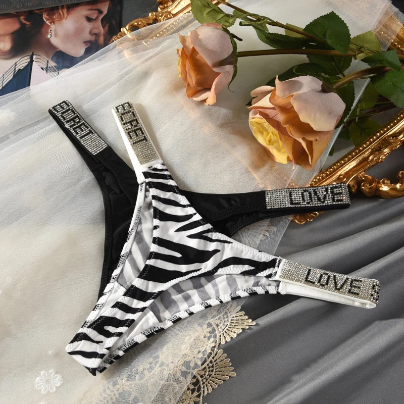 Low Waist G-String Panties for Women in Polyester