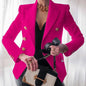 Casual Long Sleeve Women Blazer Office Jacket