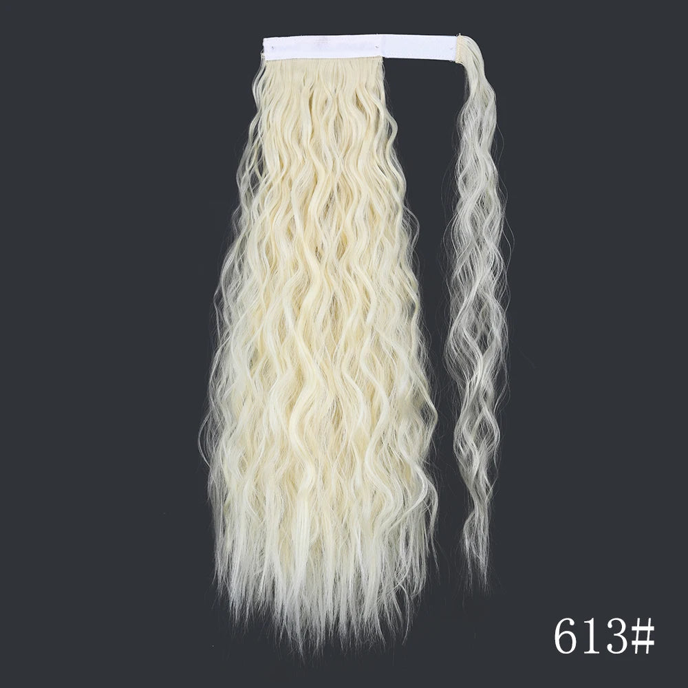 Long Straight Clip-in Ponytail Hair Extension Black