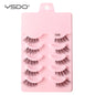 YSDO 5/10 Pairs Natural Soft Black Half Lashes