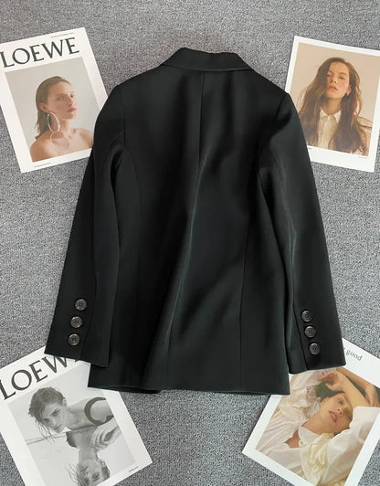 Elegant Long Sleeve Blazer Coat for Women