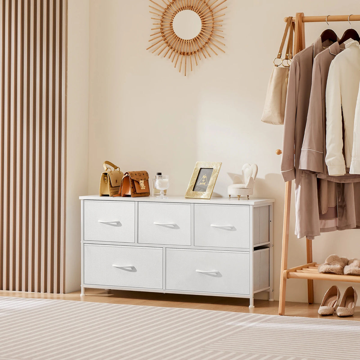 JHK Modern Wooden Wardrobe With 5/7/10 Drawers