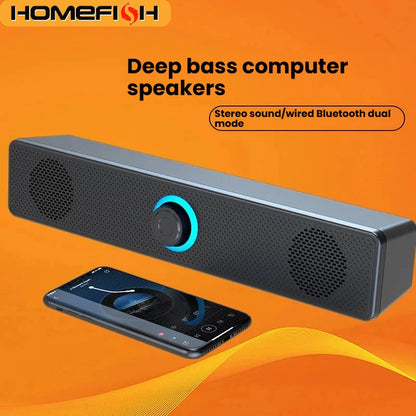 Bluetooth Computer Speaker Bar with Subwoofer
