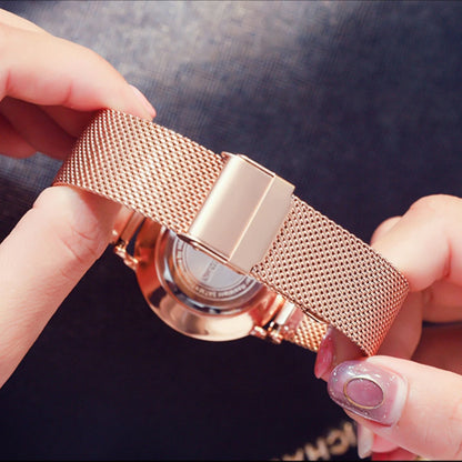 Hannah Martin Women 36mm Rose Gold Quartz Watch