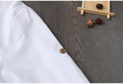 Women’s Loose White Cotton Embroidery Blouse