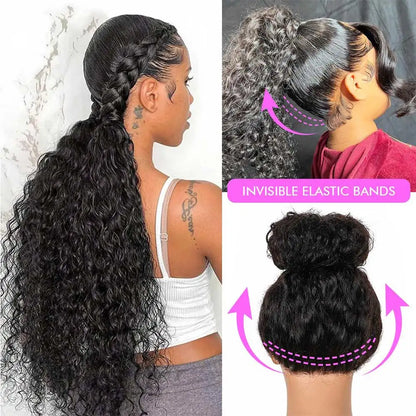 30 Inch Deep Wave Lace Front Wig Human Hair