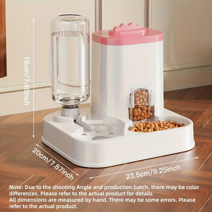 Automatic Cat Water Dispenser & Feeder