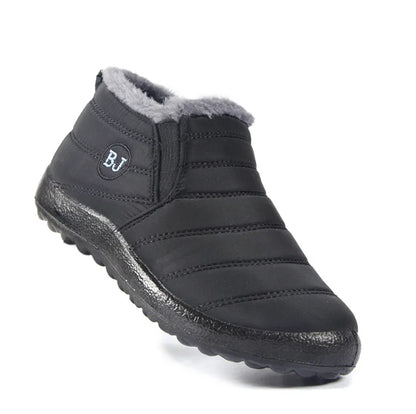 Waterproof Plush Ankle Snow Boots for Women