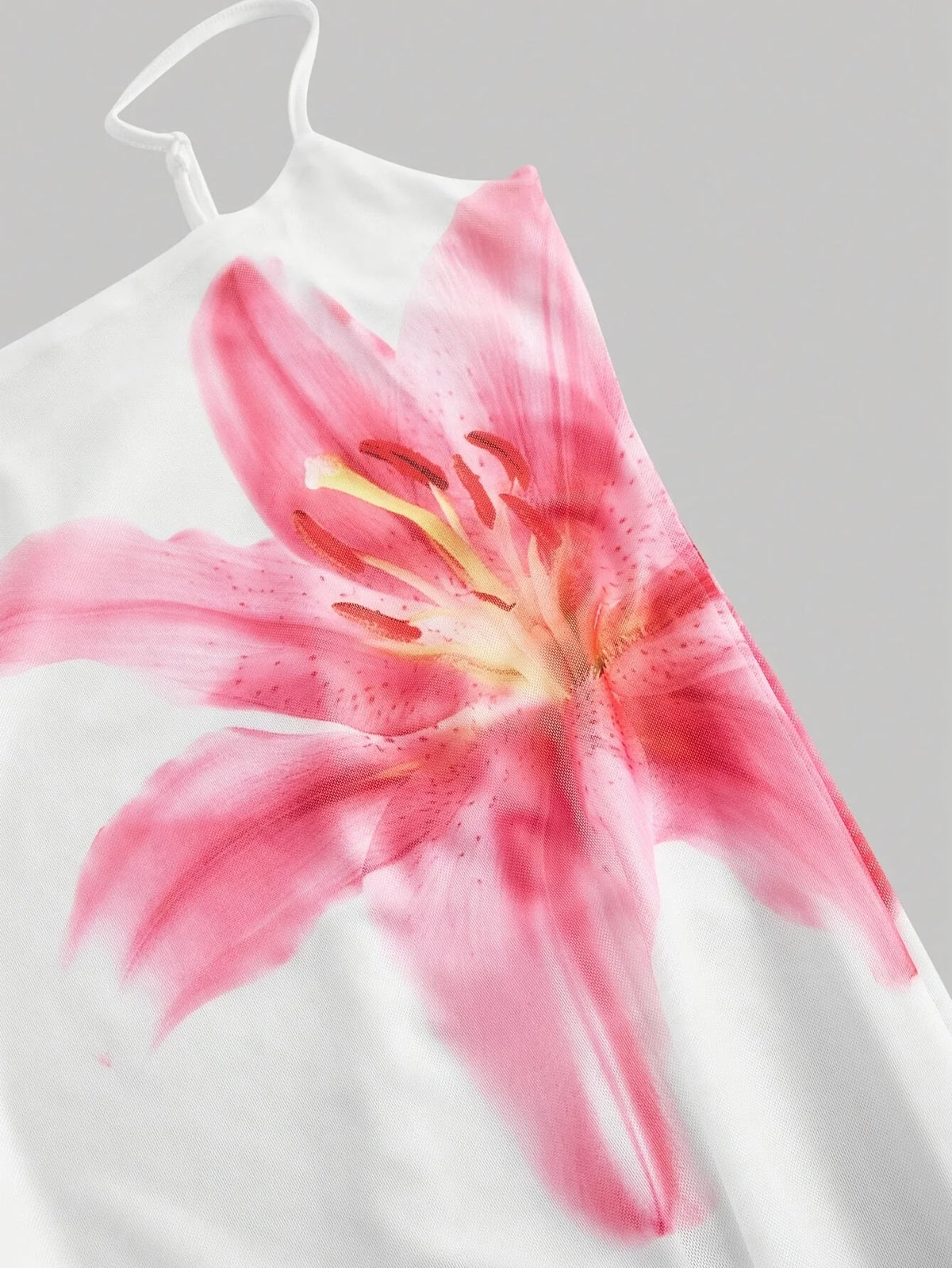 Elegant Floral Print Midi Sundress for Women