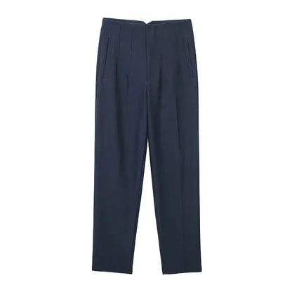 High Waist Pencil Pants for Women in Black and Pink