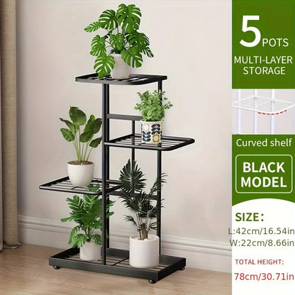 Iron Plant Stand Organizer with 6 Layers for Flowers