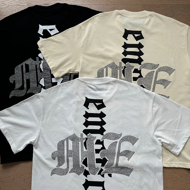 Mixed Emotion Cotton T-Shirt for Couples with Angel Print