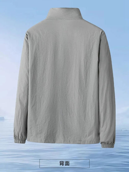 Oversize 7XL 8XL UV Protection Lightweight Jacket Men