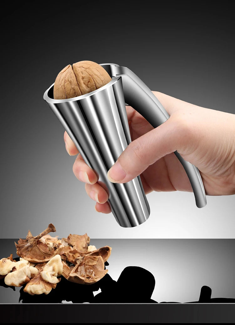 Nutcracker Tool for Cracking Hazelnuts and Walnuts