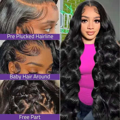 Body Wave 13x6 Lace Front Wig Human Hair Brazilian