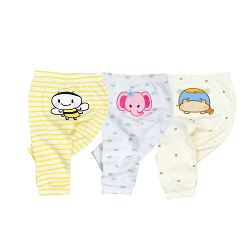 Cartoon Cotton Baby Pants for Boys and Girls