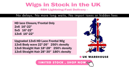 HD Lace Frontal Wig 250% Density Straight Human Hair