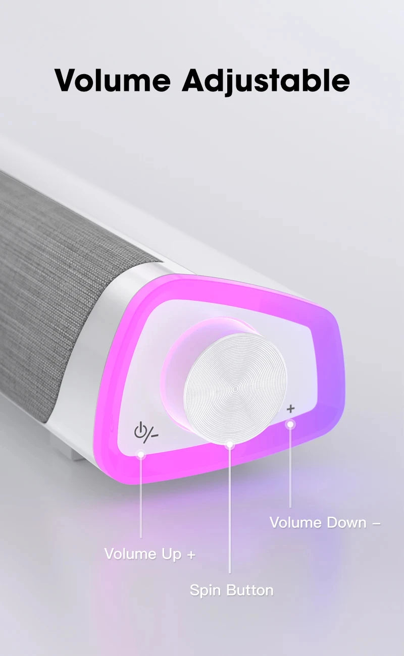 Bluetooth Computer Speaker Bar with Subwoofer