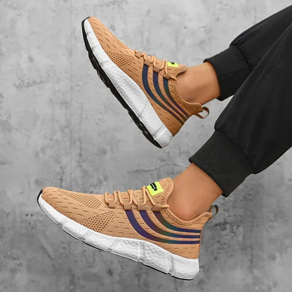 Men's Breathable Platform Running Sneakers