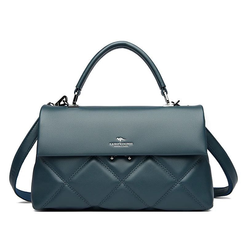 Women's Soft Leather Crossbody Handbag