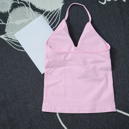 Seamless Lace-Up Bra and Shorts Yoga Set for Women