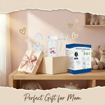 300ML Wide-neck Baby Bottle with Anti-Drop Gravity Ball