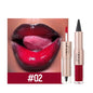 Black Brown Tapered Lip Liner and Lip Gloss Duo