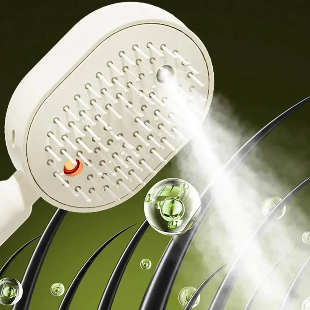 Electric Steam Hair Brush with USB-C Charging