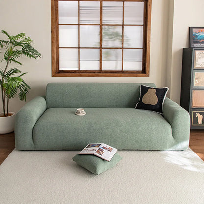 Adjustable Velvet Sofa Cover for L Shape Couch
