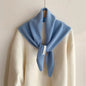 Wool Triangle Scarf for Women - Multi-functional Knitted Scarf