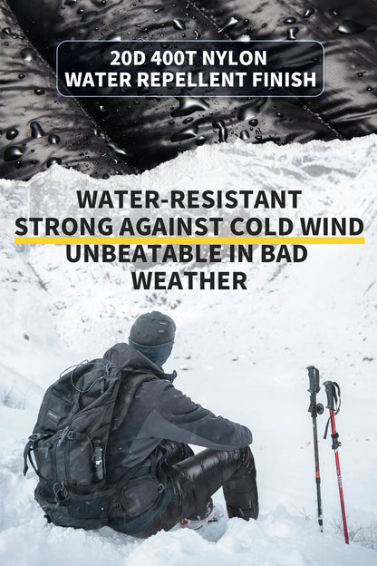 Mapleaf Ultralight Down Pants Waterproof Windproof Ski Trousers