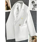Elegant Women's Double Breasted Blazer Coat