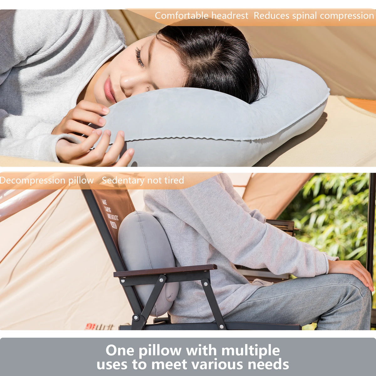 BISINNA Ultralight Inflatable Camping Pillow