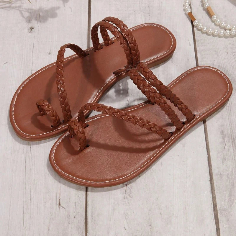 Women's Flat Soft-soled Non-slip Sandals for Summer