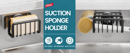 Stainless Steel Sink Sponge Rack Organizer