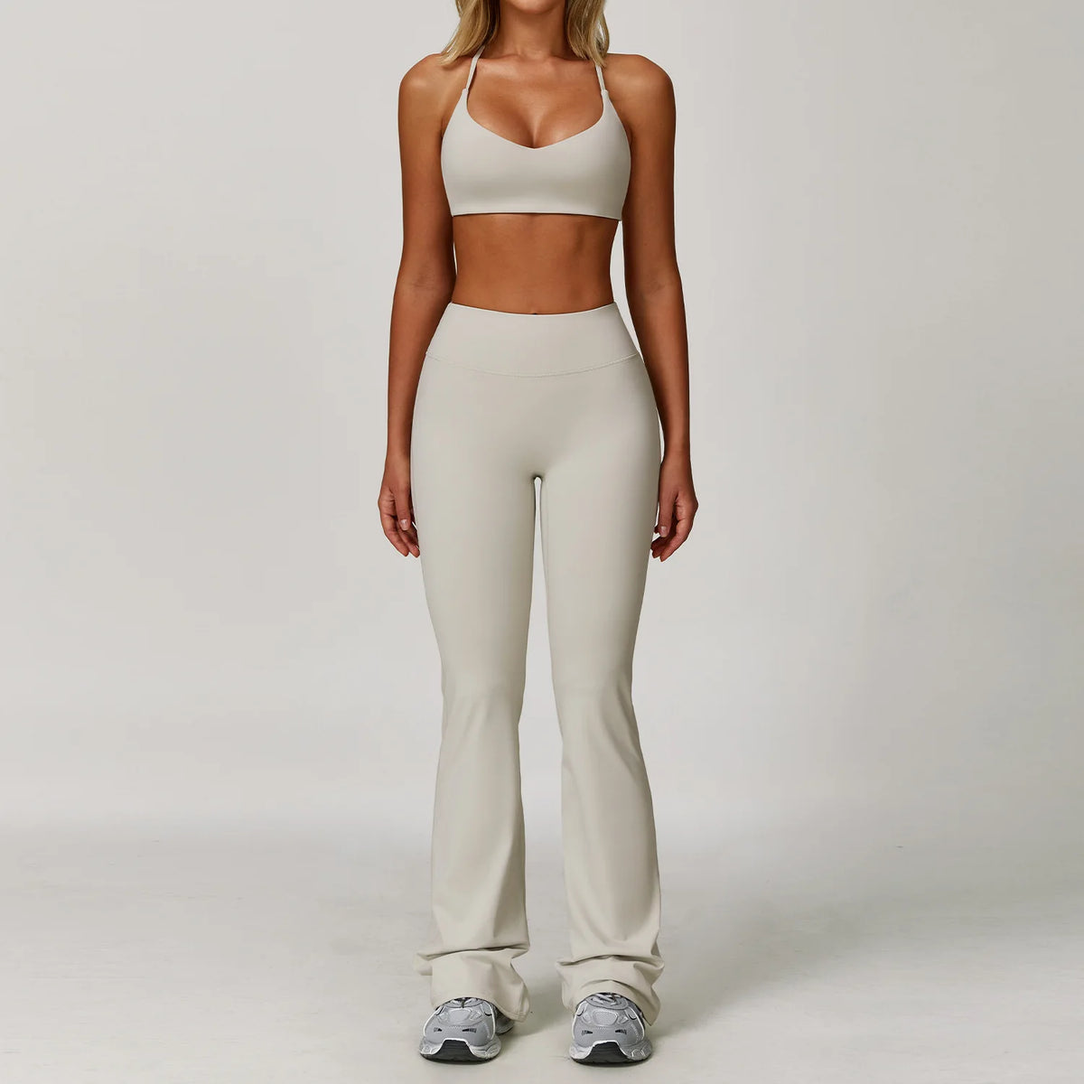 Yoga Suit Sports Set for Women Long Sleeve Athletic Wear