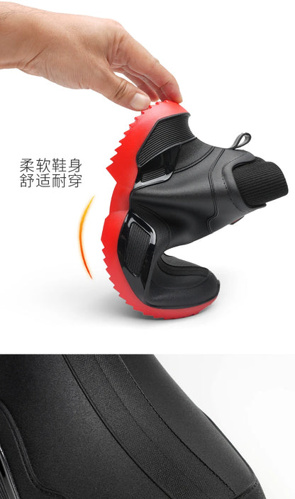 Men's Waterproof Fleece-Lined Rain Boots