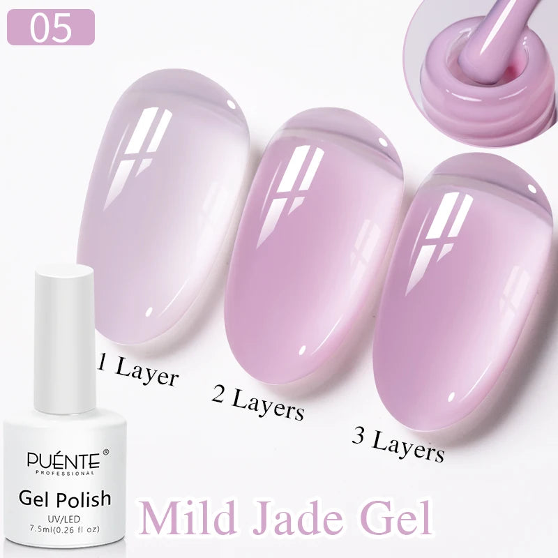 Clear 3D No Wipe Sculpture Gel Nail Polish 15ML