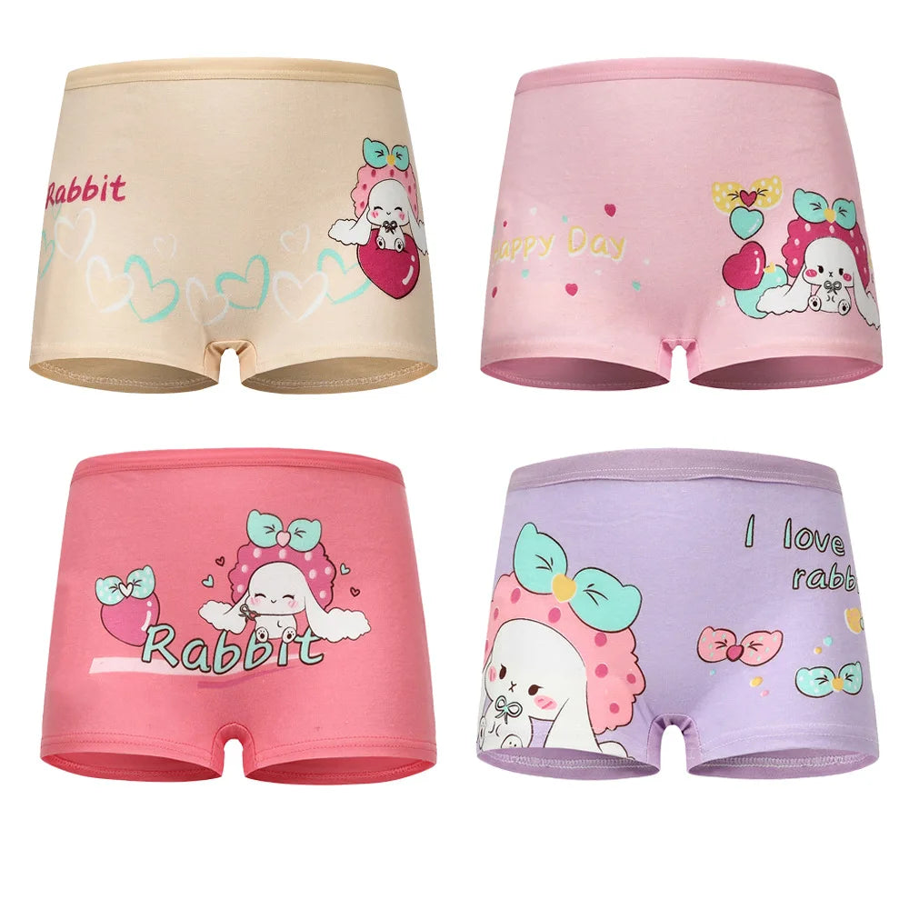 Children's Cotton Cartoon Unicorn Panties for Girls
