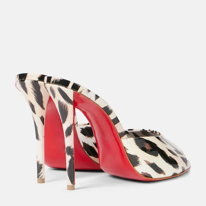 Shoes for Women New Pointed Open Toe Roman Sandals Metal Sexy Women's Shoes Outdoors Slippers 10.5 cm Sandalias Romanas Mujer