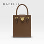 BAFELLI Women's Genuine Leather Mini Tote Crossbody Bag