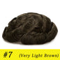 Thin Skin 0.03mm Natural Hair Toupee for Men