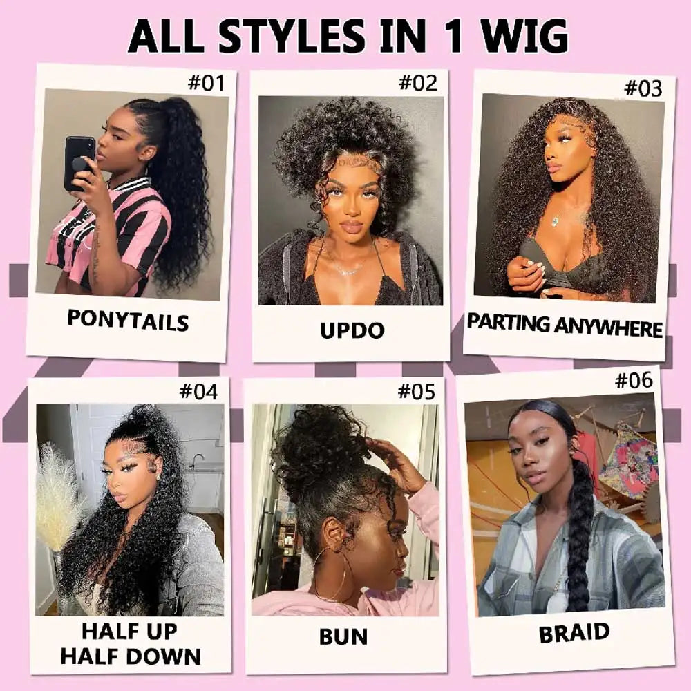 30 Inch Deep Wave Lace Front Wig Human Hair