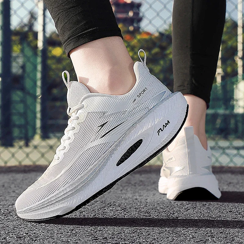 Men's Breathable Mesh Running Sneakers Black
